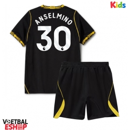 Chelsea Aaron Anselmino #30 Uit tenue Kids 2026-27 Korte Mouw (+ Korte broeken)