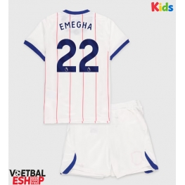 Chelsea Emmanuel Emegha #22 Derde tenue Kids 2026-27 Korte Mouw (+ Korte broeken)