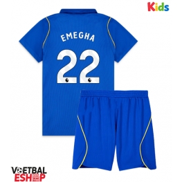 Chelsea Emmanuel Emegha #22 Thuis tenue Kids 2026-27 Korte Mouw (+ Korte broeken)