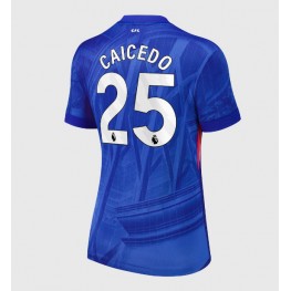 Chelsea Moises Caicedo #25 Thuis tenue Dames 2025-26 Korte Mouw