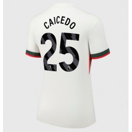 Chelsea Moises Caicedo #25 Uit tenue Dames 2025-26 Korte Mouw