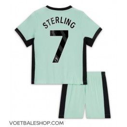 Chelsea Raheem Sterling #7 Derde tenue Kids 2023-24 Korte Mouw (+ Korte broeken)