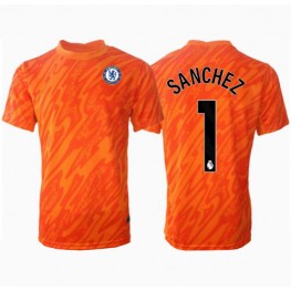 Chelsea Robert Sanchez #1 Keeper Thuis tenue 2024-25 Korte Mouw