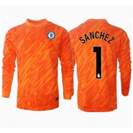 Chelsea Robert Sanchez #1 Keeper Thuis tenue 2024-25 Lange Mouw