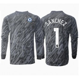 Chelsea Robert Sanchez #1 Keeper Uit tenue 2024-25 Lange Mouw