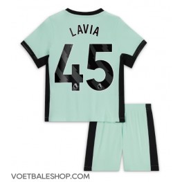 Chelsea Romeo Lavia #45 Derde tenue Kids 2023-24 Korte Mouw (+ Korte broeken)