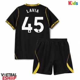 Chelsea Romeo Lavia #45 Uit tenue Kids 2026-27 Korte Mouw (+ Korte broeken)