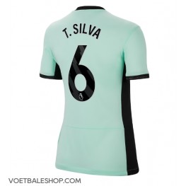 Chelsea Thiago Silva #6 Derde tenue Dames 2023-24 Korte Mouw