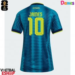 Colombia James Rodriguez #10 Uit tenue Dames WK 2026 Korte Mouw