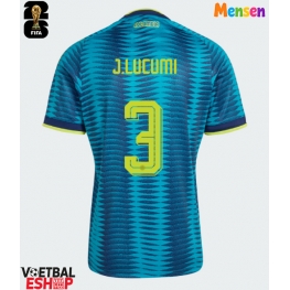 Colombia Jhon Lucumi #3 Uit tenue WK 2026 Korte Mouw