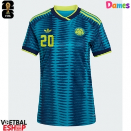 Colombia Juan Fernando Quintero #20 Uit tenue Dames WK 2026 Korte Mouw
