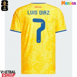 Colombia Luis Diaz #7 Thuis tenue WK 2026 Korte Mouw