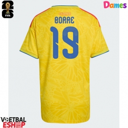 Colombia Rafael Santos Borre #19 Thuis tenue Dames WK 2026 Korte Mouw