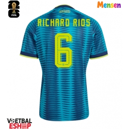 Colombia Richard Rios #6 Uit tenue WK 2026 Korte Mouw