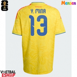 Colombia Yerry Mina #13 Thuis tenue WK 2026 Korte Mouw