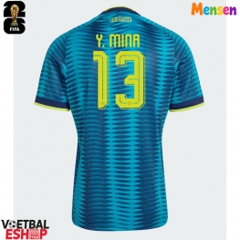 Colombia Yerry Mina #13 Uit tenue WK 2026 Korte Mouw