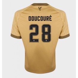 Crystal Palace Cheick Doucoure #28 Uit tenue 2025-26 Korte Mouw Crystal Palace Cheick Doucoure #28 Uit tenue 2025-26 Korte Mouw