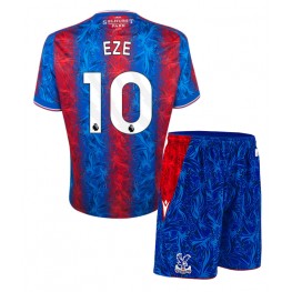 Crystal Palace Eberechi Eze #10 Thuis tenue Kids 2024-25 Korte Mouw (+ Korte broeken)