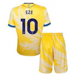 Crystal Palace Eberechi Eze #10 Uit tenue Kids 2024-25 Korte Mouw (+ Korte broeken)