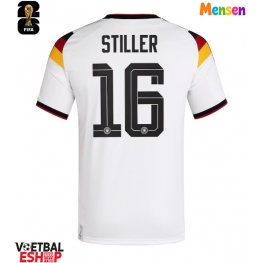 Duitsland Angelo Stiller #16 Thuis tenue WK 2026 Korte Mouw