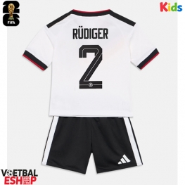 Duitsland Antonio Rudiger #2 Thuis tenue Kids WK 2026 Korte Mouw (+ Korte broeken)