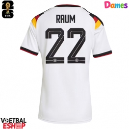 Duitsland David Raum #22 Thuis tenue Dames WK 2026 Korte Mouw