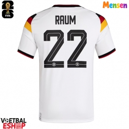 Duitsland David Raum #22 Thuis tenue WK 2026 Korte Mouw