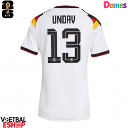 Duitsland Deniz Undav #13 Thuis tenue Dames WK 2026 Korte Mouw