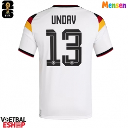 Duitsland Deniz Undav #13 Thuis tenue WK 2026 Korte Mouw
