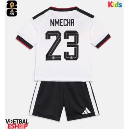 Duitsland Felix Nmecha #23 Thuis tenue Kids WK 2026 Korte Mouw (+ Korte broeken)