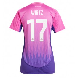 Duitsland Florian Wirtz #17 Uit tenue Dames EK 2024 Korte Mouw