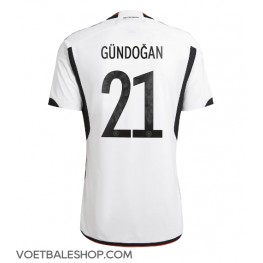Duitsland Ilkay Gundogan #21 Thuis tenue WK 2022 Korte Mouw