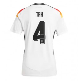 Duitsland Jonathan Tah #4 Thuis tenue EK 2024 Korte Mouw