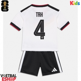 Duitsland Jonathan Tah #4 Thuis tenue Kids WK 2026 Korte Mouw (+ Korte broeken)