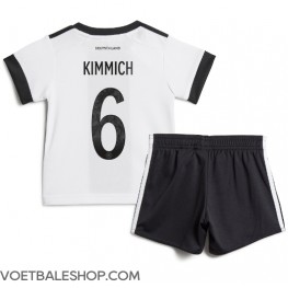 Duitsland Joshua Kimmich #6 Thuis tenue Kids WK 2022 Korte Mouw (+ Korte broeken)