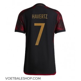 Duitsland Kai Havertz #7 Uit tenue WK 2022 Korte Mouw