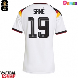 Duitsland Leroy Sane #19 Thuis tenue Dames WK 2026 Korte Mouw