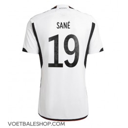 Duitsland Leroy Sane #19 Thuis tenue WK 2022 Korte Mouw