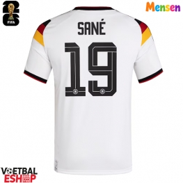 Duitsland Leroy Sane #19 Thuis tenue WK 2026 Korte Mouw