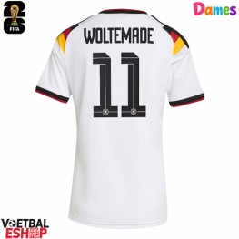Duitsland Nick Woltemade #11 Thuis tenue Dames WK 2026 Korte Mouw
