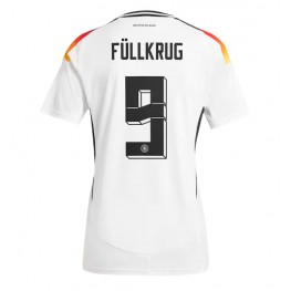 Duitsland Niclas Fullkrug #9 Thuis tenue EK 2024 Korte Mouw