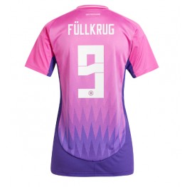 Duitsland Niclas Fullkrug #9 Uit tenue Dames EK 2024 Korte Mouw