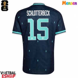 Duitsland Nico Schlotterbeck #15 Uit tenue WK 2026 Korte Mouw