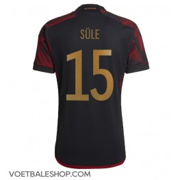 Duitsland Niklas Sule #15 Uit tenue WK 2022 Korte Mouw