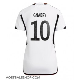 Duitsland Serge Gnabry #10 Thuis tenue Dames WK 2022 Korte Mouw