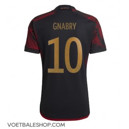 Duitsland Serge Gnabry #10 Uit tenue WK 2022 Korte Mouw