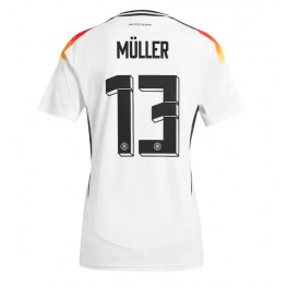 Duitsland Thomas Muller #13 Thuis tenue EK 2024 Korte Mouw
