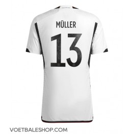 Duitsland Thomas Muller #13 Thuis tenue WK 2022 Korte Mouw