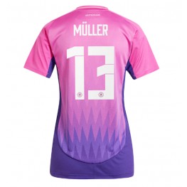 Duitsland Thomas Muller #13 Uit tenue Dames EK 2024 Korte Mouw