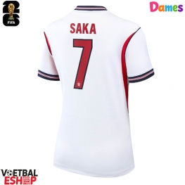 Engeland Bukayo Saka #7 Thuis tenue Dames WK 2026 Korte Mouw
